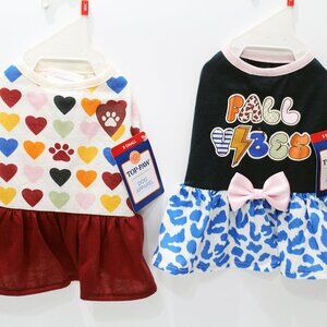 Top Paw Fall Dresses Bundle for Dogs, Bundle #1